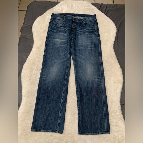 G‎ Star Raw New Radar Low Loose Jeans Mens Size 38x34 Blue Regular - Picture 1 of 8